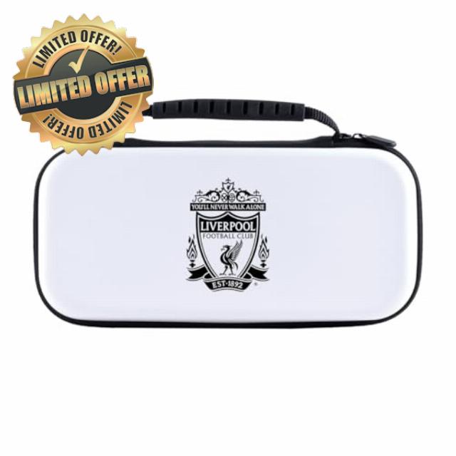 Head Case Designs Officially Licensed Liverpool Football Club Embossed Crest Graphic Logo White Hard Storage Travel Carry Case Compatible With Nintendo Switch 2