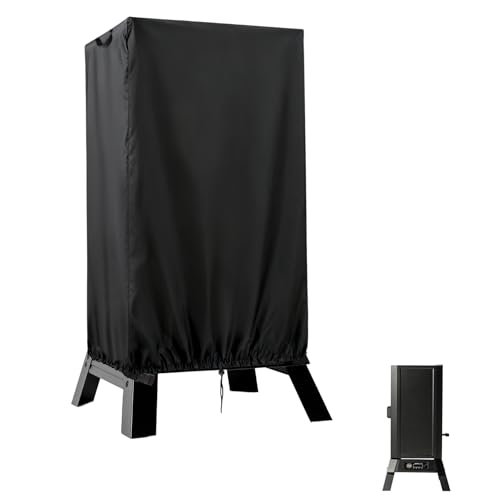500D Heavy Duty 64L x 43W x 112H cm Smoker Cover with Handles