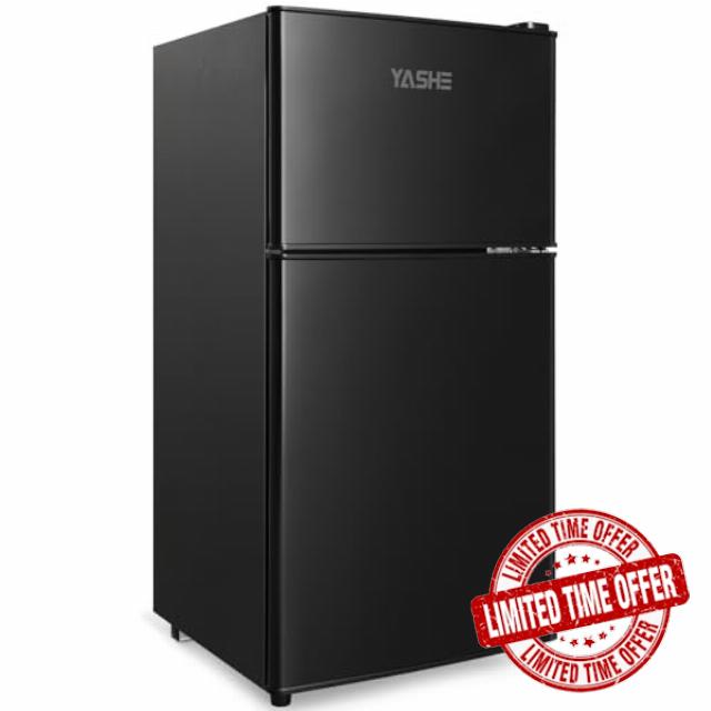 YASHE 86L Mini Fridge with Freezer