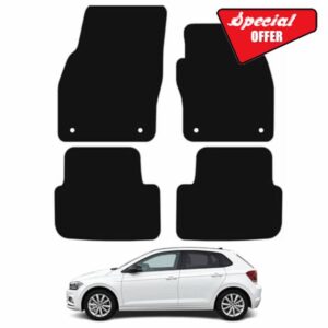 AS - Carpet Car Mats For VOLKSWAGEN POLO 2018-Present Tailored Fit