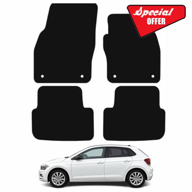 AS - Carpet Car Mats For VOLKSWAGEN POLO 2018-Present Tailored Fit