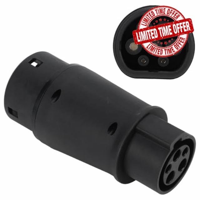 ype 1 ev charger EV Charger Connector Type 1 to Type 2 Adapter Fit for Tesla Model Y