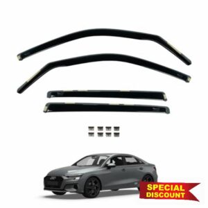 Team HEKO Wind Deflectors for Audi A3 2020+ [SALOON] Front and Rear Set of Window Deflectors