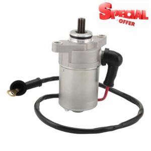 WOOSTAR 9 Teeth Electric Starter Motor Replacement for DS70 DS90 X Mini ATV 4 Wheeler Quad OEM V31200-DGF-020 V31200-DGF-020LL