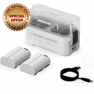 TILTA LP-E6P Replacement Battery and Charger Set