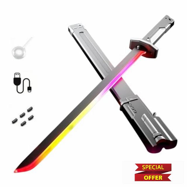 Spark Warblade LED Light-Up Sword Toy - Flashing Lights & Spark Effects