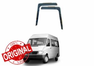 LAS Tinted Wind Deflectors 2pc Set for Mercedes Sprinter 1995-2006| Side Window Visors | Rain Guards | Slimline Smoke Finish