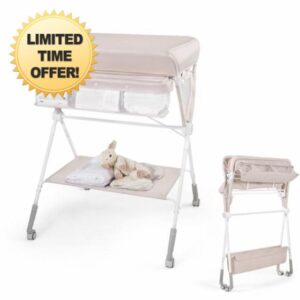 GYMAX Folding Baby Changing Table