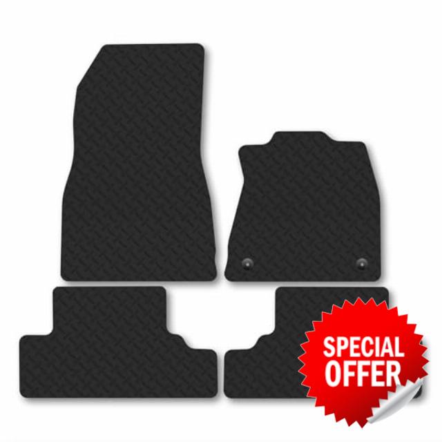 Renault 5 e-Tech (2024+) 5mm Rubber Car Mats Compatible with Accessories Premium Durable Tailored Fit Heavy-Duty Floor Mats Set Accessory Waterproof Durable Custom Fit Water Resistant Easy-Clea