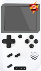 Handheld Retro Gaming Console with 8000mAh Power Bank and LED Flashlight