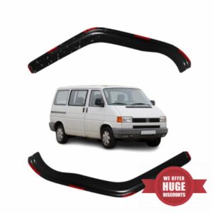 In-Channel Window Deflector for Volkswagen Transporter/Caravelle T4 Van 1990-2003 Wind Visors Sun Rain Guard Vent Weather Shields