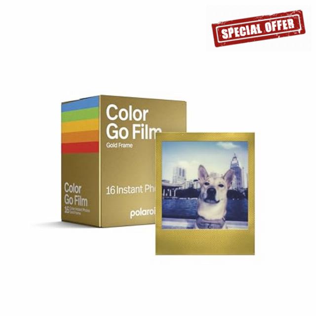 Polaroid - Color film for Go - Gold Frame - Double Pack (16 Photos)