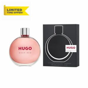 HUGO Deep Red Eau de Parfum – Ambery Perfume for Women – With Clementine
