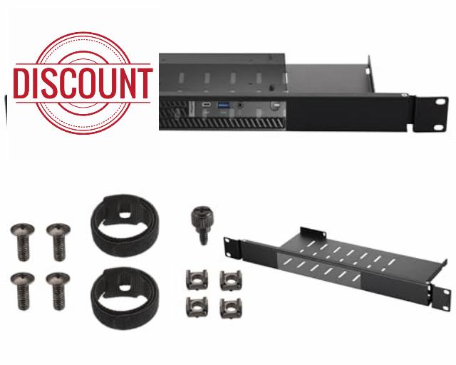 Blulu Mini Rack Mount Compatible with Dell Optiplex Micro Form Factor Case