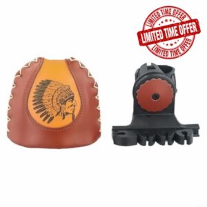 Strap-On Arrow Quiver Holder for Traditional Longbow and Recurve Bow