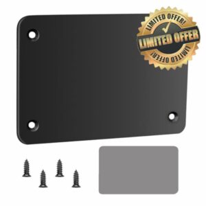 Metal Plate for Magnetic Wireless Backup Camera - Converts Fiberglass/Plastic to Magnetic Surface for Non-Metal Vehicles