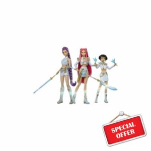 Hunter Girl Group 3 Pieces， K-Pop Dem0n Hunters Merch Toys，K-pop Movie Fans Collectible Toy Model，Suitable For Desktop Decoration
