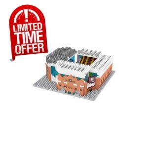 FOCO Officially Licensed Aston Villa FC Villa Park 3D BRXLZ Mini Stadium Construction Toy Model