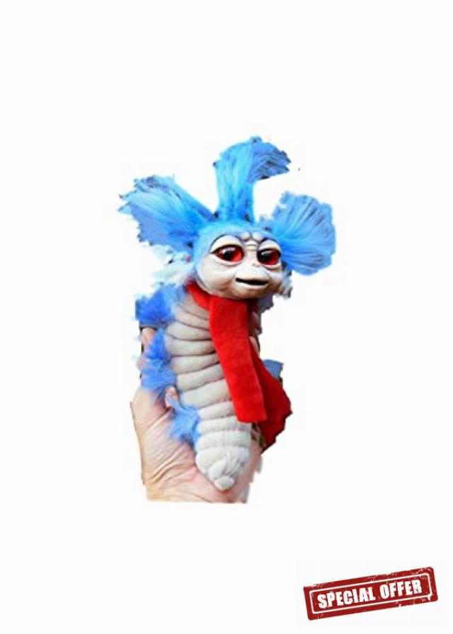 The Worm Ello Plush Toy from Labyrinths Stuffed Funny Plush Doll