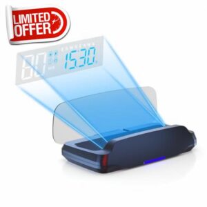 C7 Heads Up Display for Cars - Digital GPS Speedometer with Overspeed & Fatigue Alerts