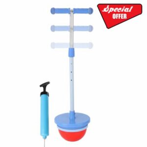 Bounce Ball for Kids - Sports Toys Balance Jumper Stick with Handle | Adjustable Ball for Outdoor Play | for Boys Girls Teen Outdoor Indoor Christmas Birthday