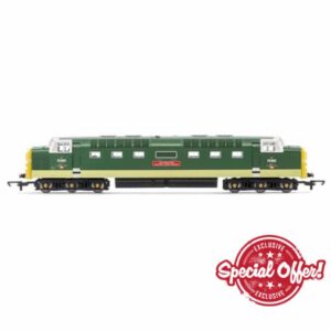 Hornby R30438 RailRoad: Class 55 (Deltic) - BR - 55002 The Kings own Yorkshire Light Infantry Diesel Junior Locomotive Era 6 Model Trai