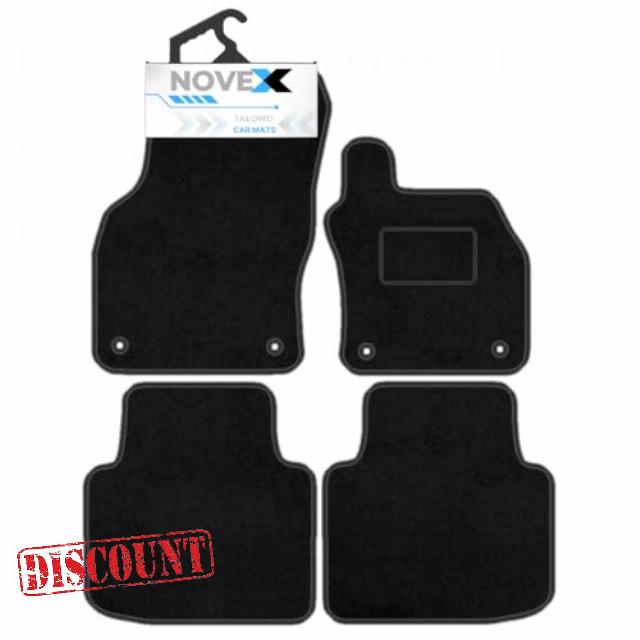 Tailored Carpet Car Mats Compatible With Skoda Superb 2015 Onwards – Custom Fit Floor Mats – Anti-Slip Back – Durable Heel Pad – Easy Clean – Black Trim – Carpet Finish
