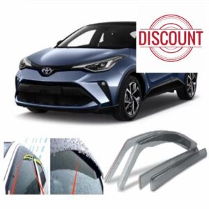 4x Wind Deflectors for Toyota C-HR 2016 2017 2018 2019 2020 2021 2022 Weather Shields/Sun Visors/Rain Guards