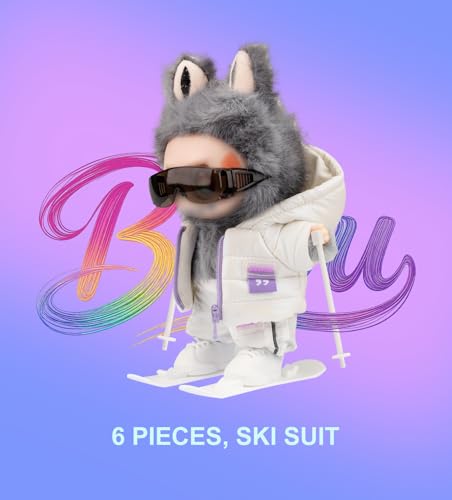 Winter Wear Skiing Outfits Dolls Accessories with Down Jacket