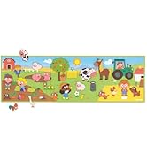 Janod - Magnéti'Stories The Farm - 30-Magnet Educational Game - Children’s FSC Cardboard Toy - De...