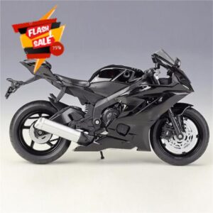 For YAMAHA YZF-R6 1:12 Scale Motorcycle Model Die Cast Metal With Plastic Parts 2020 BLACK