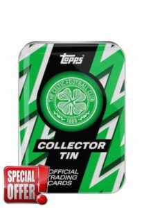 2025/26 Celtic Collector Tin - Collector Tin - contains 35 cards including LE's and parallels!
