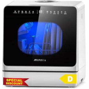 AIRMSEN 2025 NEW Upgraded Table Top Dishwasher