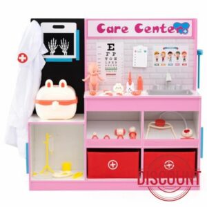 COSTWAY Wooden Doctor Playset