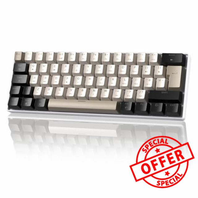 MAGIC-REFINER MK21 60% USB-C Wired Mechanical Gaming Keyboard UK Layout