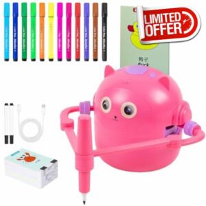 Drawing Robot Sketchmate Machine for Kids - Doodle Bot Emo Robot Drawing Projector