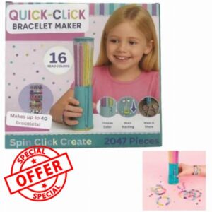 Swift Clicks Bracelet Maker Set A Dazzling Bracelet-Making Machine Designed for Ages 8 and up