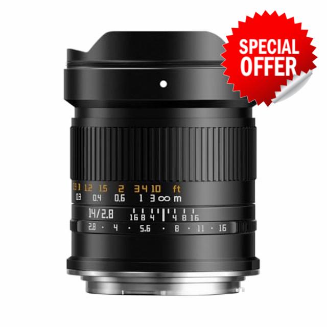 TTARTISAN 14mm F2.8 ASPH. Camera Lens Full Frame Manual Focus Ultra Wide Angle (for Canon RF)