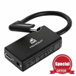 Homesuit Mic Adapter with Wind Noise Reduction