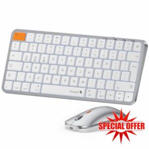 ProtoArc Backlit Compact Bluetooth Keyboard and Mouse for Mac