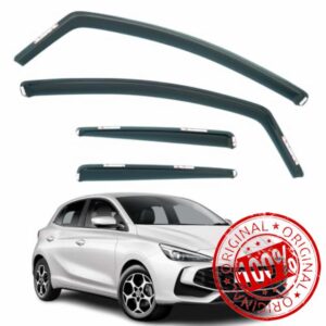 Set Of 4 Rain & Wind Deflectors For MG MG3 2025 2026 Models. MG 3 Rain Guards