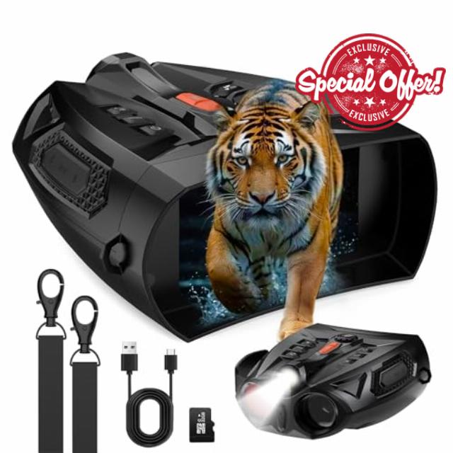 Night Vision Goggles with 4" HD Screen