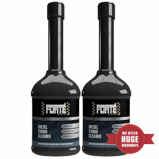2x Forte Diesel Turbo Cleaner & EGR Valve Treatment 400ml | Powerful Turbo Intake & EGR Deposit Remover | Restores Performance & Improves Fuel Efficiency