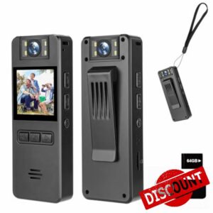 64GB Mini Body Camera