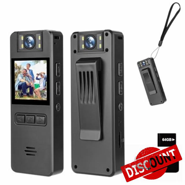 64GB Mini Body Camera