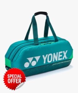 YONEX PRO Tournament Bag 92431W Dark Green - Badminton Bag Dark Green
