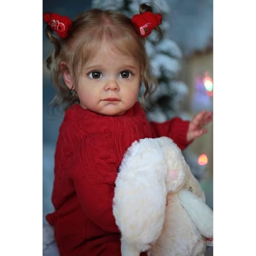 Soft Body Lifelike Babies Birthday Gifts for Girls (Brown eyes)