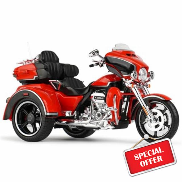 1:12 For Harley For Davidson 2021 CVO Tri Glide Trikes Die Cast Vehicles Collectible Hobbies Motorcycle Model Toys