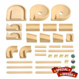 Marble Race Track - Funny Wooden Learning Games