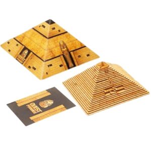 Pyramid Decryption Toy – Wooden Stem Puzzle